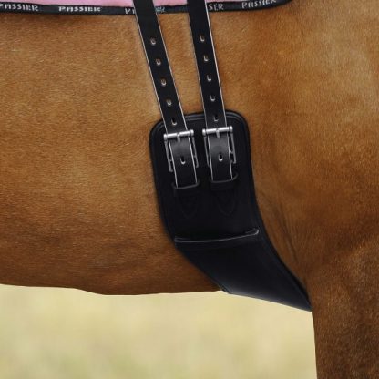 Ledersattelgurt für vorrutschende Dressur-Sättel – Bild 2