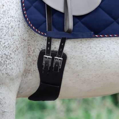 Geschweifter Ledersattelgurt, kurze Form – Bild 2